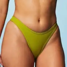 NWT Fabletics Sunset Scoop Swim Bottom Admiral Blue sz. M