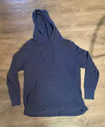 Navy Blue Hooded Sweatshirt