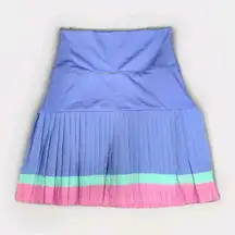 BEACH RIOT Gloria Skirt Skort High Tide Colorblock Purple Pink‎ Green Size Small