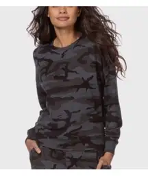 Rails "Ramona" Iron Camo Crewneck Sweatshirt Size extra Small