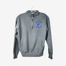 Boise State Broncos BSU 1/4 Zip Pullover Grey Small