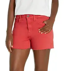 New  The Stiletto High Rise Shorts Cherry Red