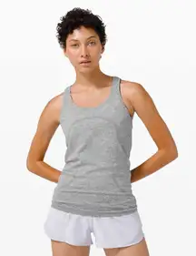 Lululemon Swiftly Tech Racerback 2.0 - Slate/White - 6