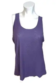 Champion Active Loose Fit Burnout Tank Purple Athletic Workout Athleisure NWT