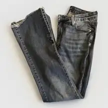 Judy Blue Wide Leg Sz 13/31 High Rise Barrel Stretch JB88476MD Blue Denim