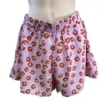 Karlie Purple and Orange Cheetah short pants