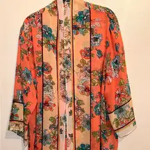 Susan Graver chiffon cardigan Size XL