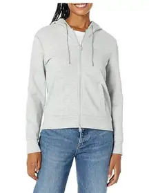 Armani Exchange A/X Healther Gray Full Zip Hoodie Jacket Top