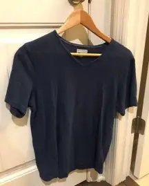 Concepts Blue V Neck T-Shirt