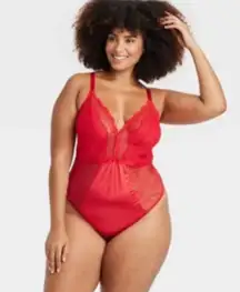 Women's Unlined Lace Lingerie Bodysuit - Auden™