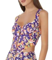 Blossom NWT AFRM Delilah Corset Top in Orange