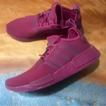 adidas NMD_R1 Triple Maroon Dark Red Running Trainers Shoes Women size 7.5