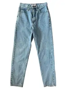 Vintage Guess 90s High Waisted Mom Jeans Light Wash Denim Size 28