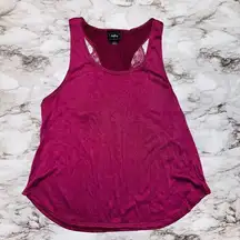 Day Trip | Racer Back Lace Tank Top | Maroon | Women's | M