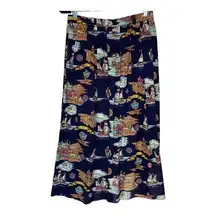 Sharon Young Vintage Christopher Columbus Nina Pinta Santa Maria Ships Skirt 10