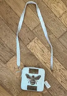 NWT - MOYNA - Bee Glitter Square Crossbody Bag
