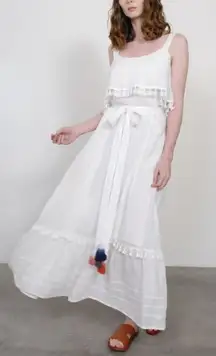 Trovata Birds of Paradis The Alana Sundress in Antique White NWT Sz. XS