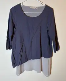 Soft‎ Surroundings Airy Vista Tunic Top Size XS