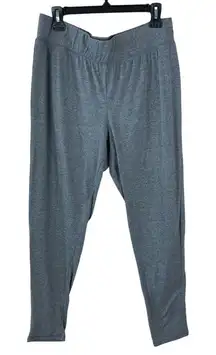 Just Be Cotton Blend Pants Womens 1X Gray Pull On‎ Athleisure Athletic Casual