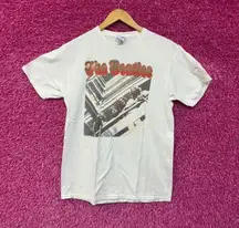 The Beatles Glitter Spellout Get Back Studio Sessions Tee small