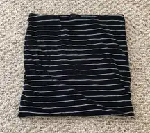 XS Body Con Stripe Skirt