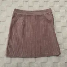 POL Women’s Dusty Pink Corduroy Mini Skirt, Women’s Small NWT