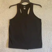 Victoria's Secret  Victoria Sport Black / Gold Glitter Racerback Tank Top sz XS