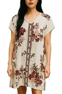 Jonny Was embroidered Dress/Tunic Georgia Blooms Effortless NWT