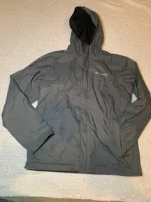 Omni-Tech Grey Raincoat Size Medium Like New