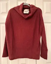 Open Back Turtle Neck Sweater 