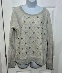 Abercrombie & Fitch jewel sweatshirt size L