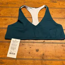 Leggings Park Women's Teal Racerback Sports Bra Top Activewear XL
