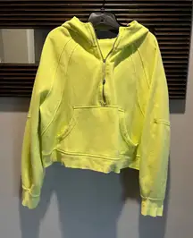 Lululemon Scuba Oversized Half-Zip Hoodie Electric Lemon XL/XXL