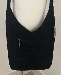 The SAK Y2K Black Crochet Shoulder Bag