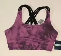 DSG Purple Tie-Dye Sports Bra