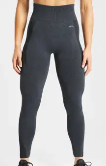AYBL | Balance V2 Seamless Leggings "Speckle Black" Wicking Compression | Small