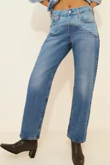 Levi’s 501® ’90s Western Two-Tone Jeans — Medium Wash — Size W25 L30 — NWOT