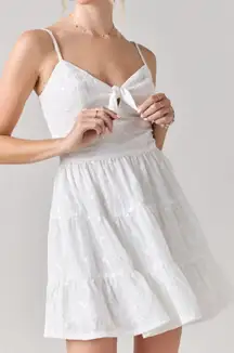 Francesca's White Bow Dress