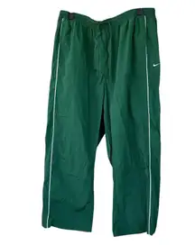 Nike Women's 2X Plus Size Windrunner High-Waist Woven Open-Hem Pants Green NWT