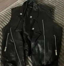 Vintage leather vest..