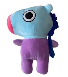 NWOT New‎ BTS21 Line Friends Plushie "MANG" blue horse BTS 21 stuff toys