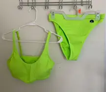 Hollister Lime Green Bathing Suit