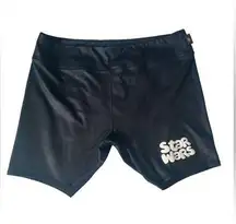 Disney Parks Star Wars Black Shimmer Spandex Shorts Size 1X