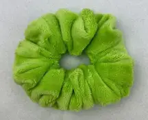 Green Minky Scrunchie Hair Accessory New Gift