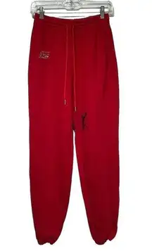 I.AM.GIA Red High Rise Jogger Sweatpants Womens Size XS