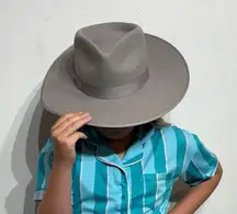 Lack of Color Gray Australian Wool Rancher Hat Sz M