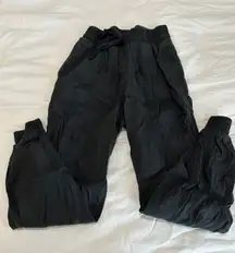 Black Cargo Joggers 