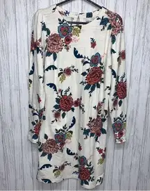 Womens Size 2 Loft Floral Knit Dress NWT