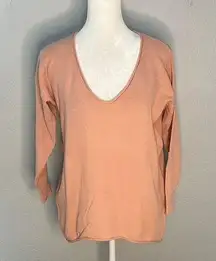 Madewell Shorelight Pullover Sweater Pink Size XS
