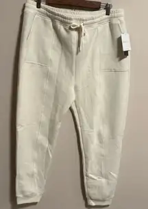 NWT Beyond Yoga Hold The Line Jogger In Vintage White, Crème- Size XL